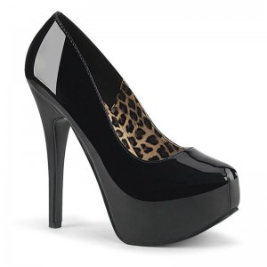Pleaser Teeze-06 Hakken Dames Zwart | BELGIE BEZDERLP