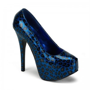 Pleaser Teeze-37 Hakken Dames Blauw | BELGIE BEGMJPSK