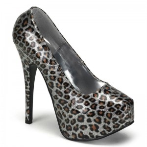 Pleaser Teeze-37 Hakken Dames Zilver | BELGIE BEDWKUSC