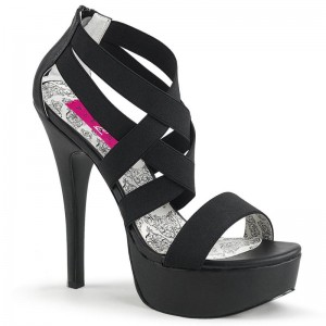 Pleaser Teeze-47W Hakken Dames Zwart | BELGIE BENEBDHP