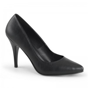Pleaser Vanity-420 Vegan Leather Hakken Dames Zwart | BELGIE BEWDLFXK