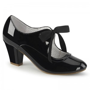 Pleaser Wiggle-32 Hakken Dames Zwart | BELGIE BEYORFXQ