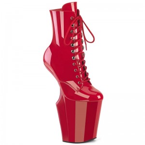 Pleaser Worship-1020 Laarzen Dames Rood | BELGIE BEAVUYEK