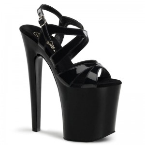 Pleaser Xtreme-872 Hakken Dames Zwart | BELGIE BEEMPDJF