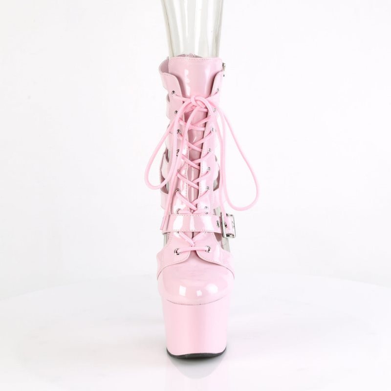 Pleaser Adore-1013MST Laarzen Dames Roze | BELGIE BEFPLCTW