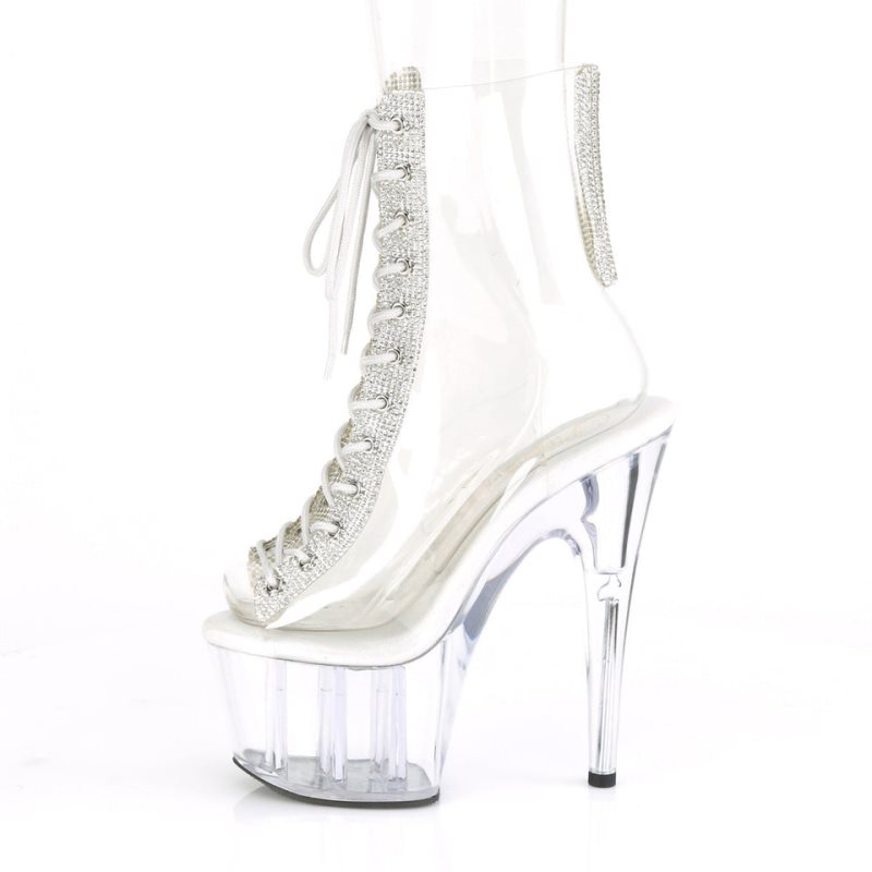 Pleaser Adore-1016C-2 Laarzen Dames Clear | BELGIE BEPVLTZK