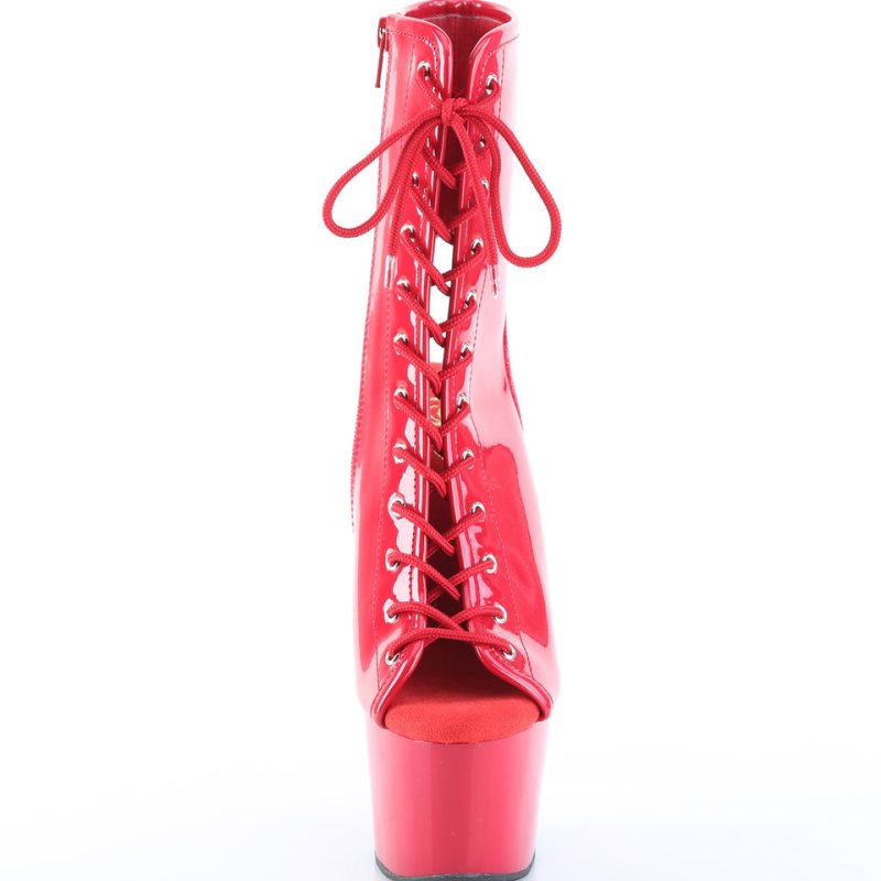 Pleaser Adore-1016 Laarzen Dames Rood | BELGIE BEHTMKNV