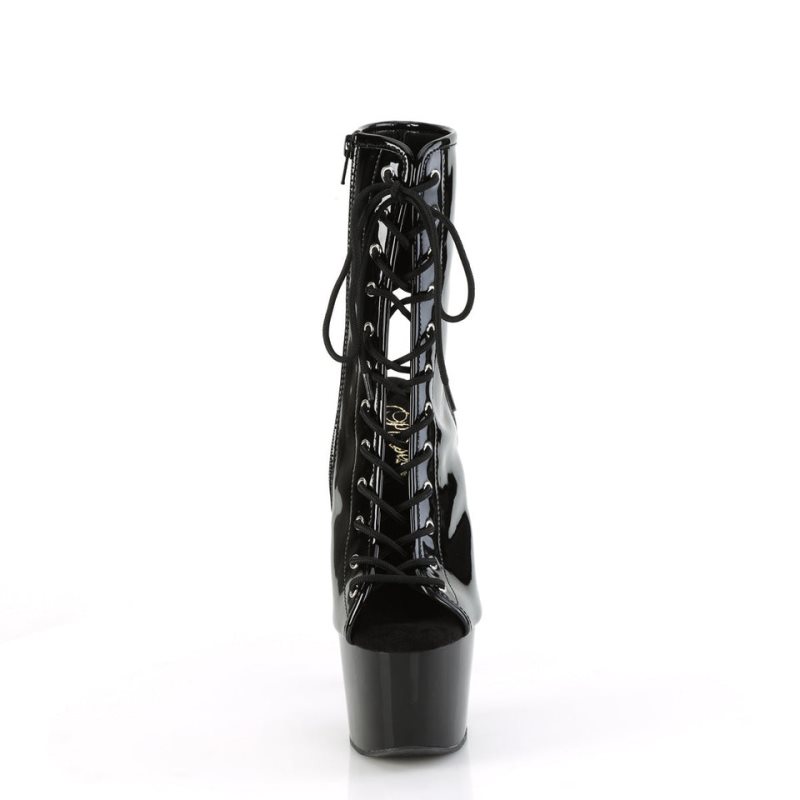 Pleaser Adore-1016 Laarzen Dames Zwart | BELGIE BEFCXKTS