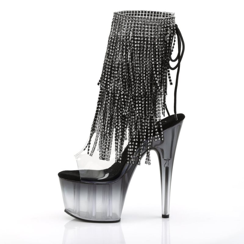 Pleaser Adore-1017RSFT Laarzen Dames Zwart | BELGIE BEAEZNWY