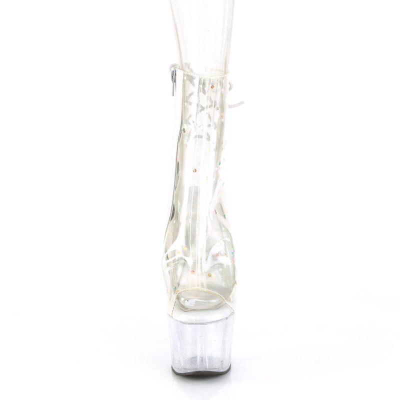 Pleaser Adore-1018C-2 Laarzen Dames Clear | BELGIE BEMIAQVF