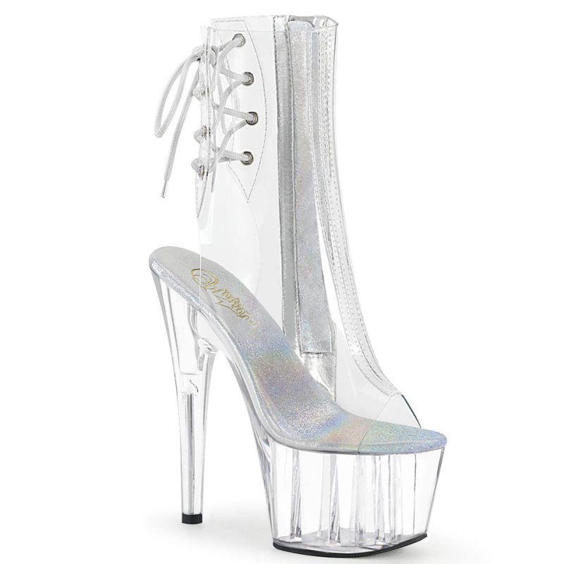 Pleaser Adore-1018C Laarzen Dames Clear | BELGIE BEGOJYXQ
