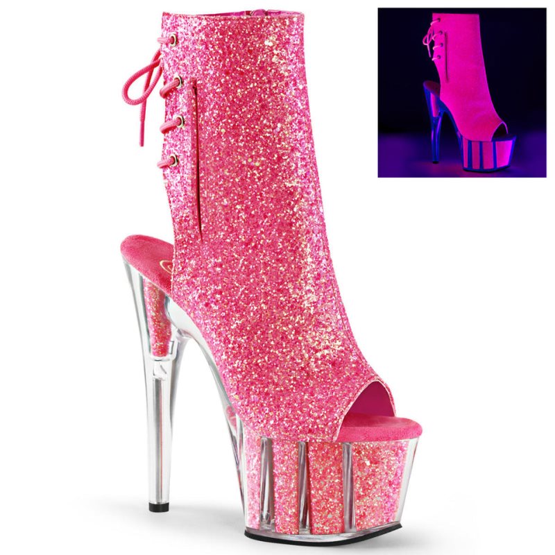 Pleaser Adore-1018G Laarzen Dames Roze | BELGIE BECWQATU