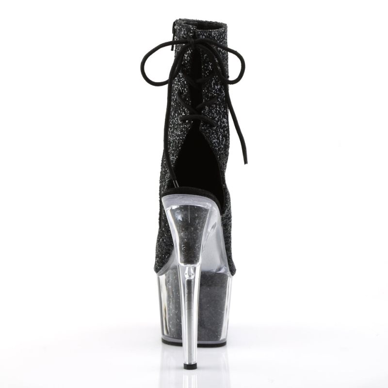 Pleaser Adore-1018G Laarzen Dames Zwart | BELGIE BEJAXOTW