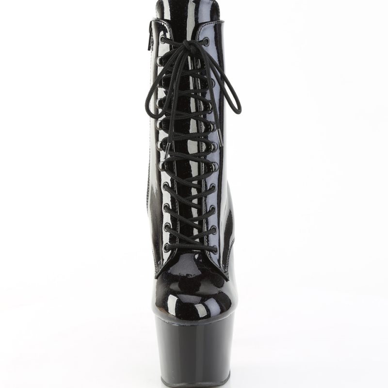 Pleaser Adore-1020BLG Laarzen Dames Zwart Blauw | BELGIE BETIOAHS