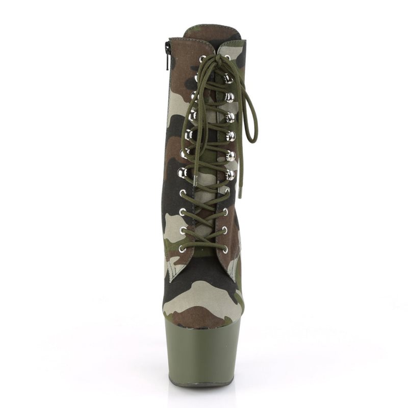 Pleaser Adore-1020CAMO Laarzen Dames Camo | BELGIE BEADIXNZ