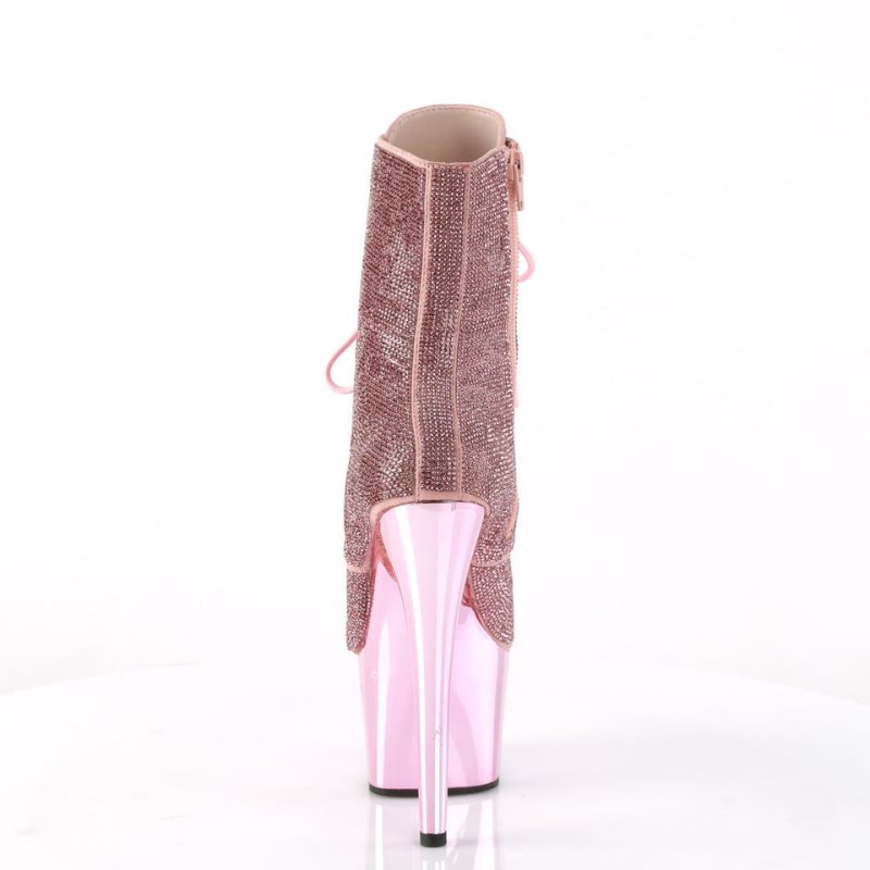 Pleaser Adore-1020CHRS Laarzen Dames Roze | BELGIE BEDQRMOC