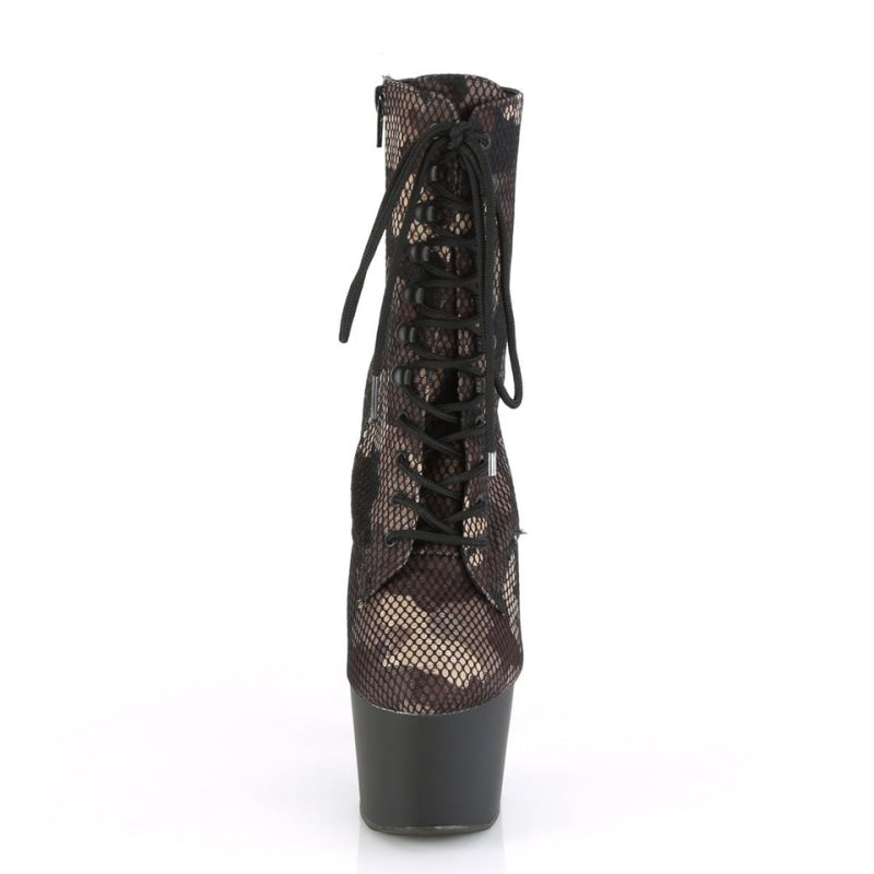 Pleaser Adore-1020CM Laarzen Dames Camo | BELGIE BEMWGKZA