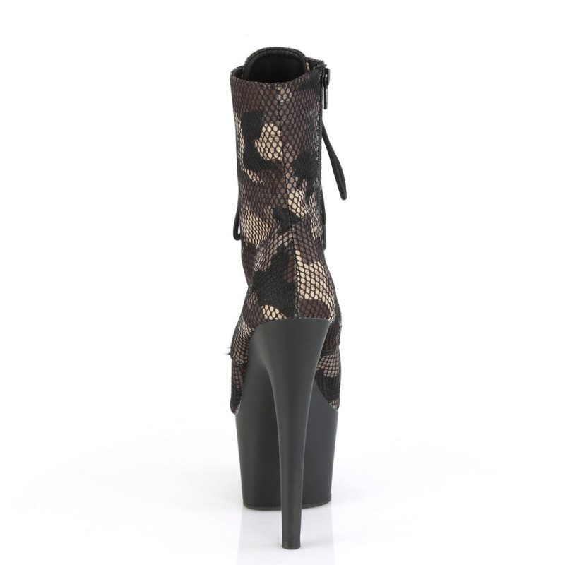 Pleaser Adore-1020CM Laarzen Dames Camo | BELGIE BEMWGKZA