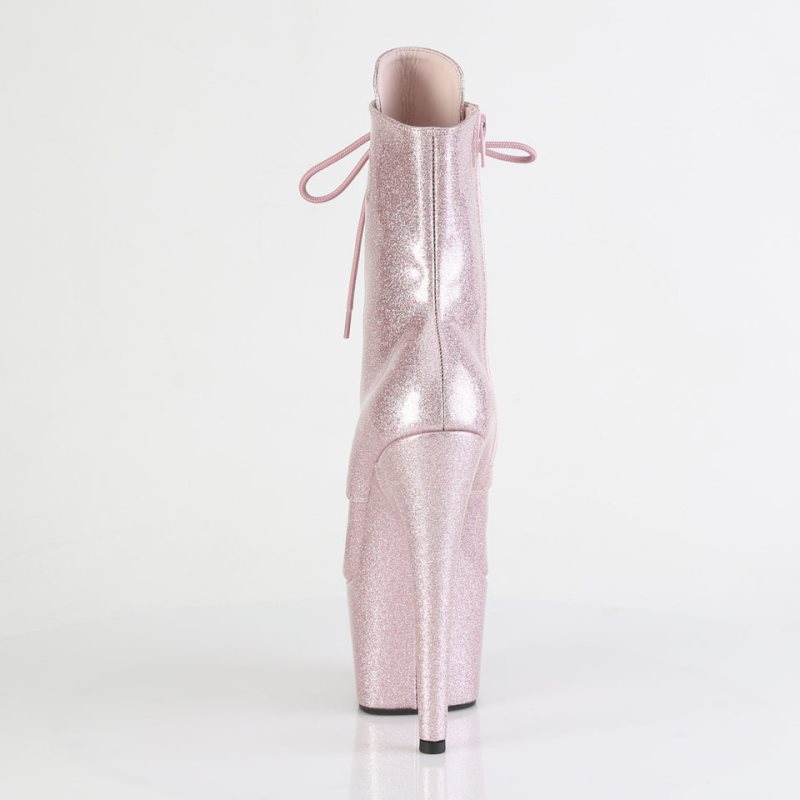 Pleaser Adore-1020GP Glitter Patent Laarzen Dames Roze | BELGIE BEMUXLVK