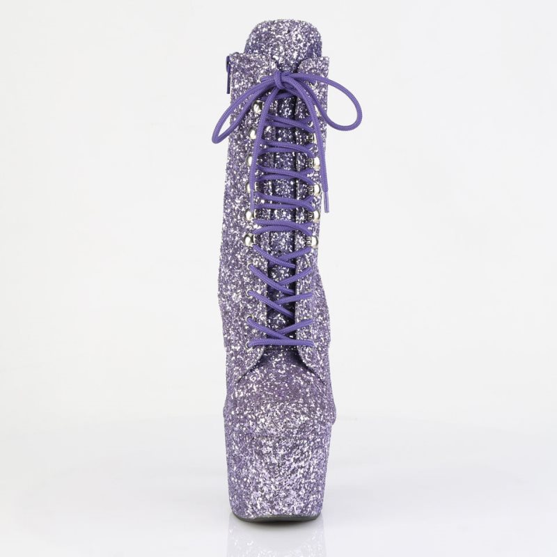 Pleaser Adore-1020GWR Laarzen Dames Paars | BELGIE BEPJHFQL