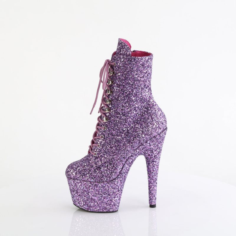 Pleaser Adore-1020GWR Laarzen Dames Paars | BELGIE BEMAQZOT