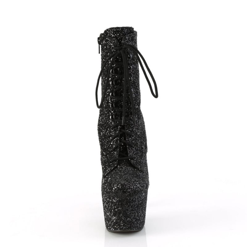 Pleaser Adore-1020GWR Laarzen Dames Zwart | BELGIE BETLVFPD