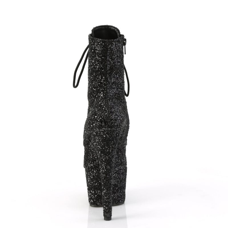Pleaser Adore-1020GWR Laarzen Dames Zwart | BELGIE BETLVFPD