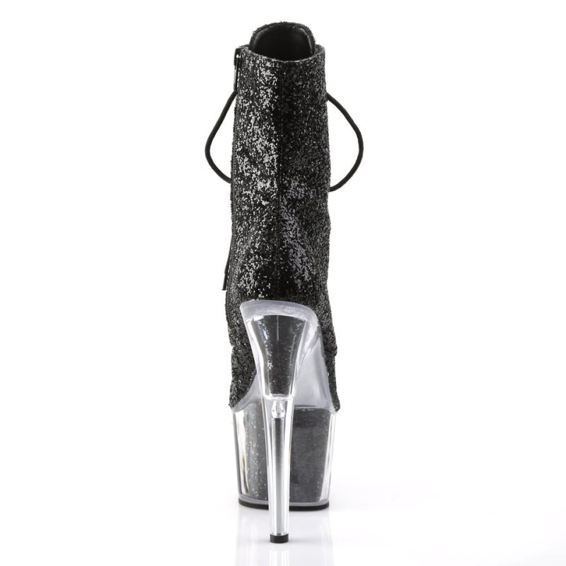 Pleaser Adore-1020G Laarzen Dames Zwart | BELGIE BEEIKYSB