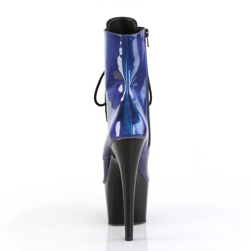 Pleaser Adore-1020SHG Laarzen Dames Blauw Paars | BELGIE BETKVJXL