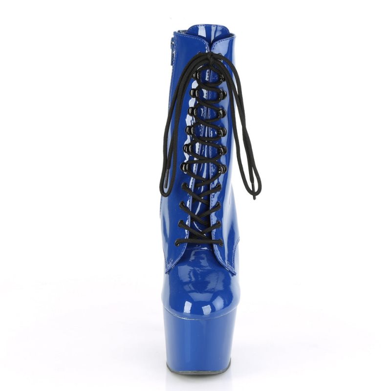 Pleaser Adore-1020 Laarzen Dames Blauw | BELGIE BEDSVJCB