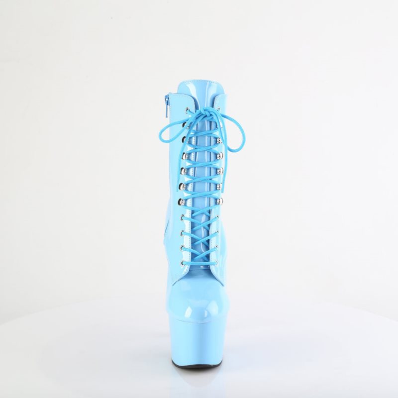 Pleaser Adore-1020 Laarzen Dames Blauw | BELGIE BEWGHUVF