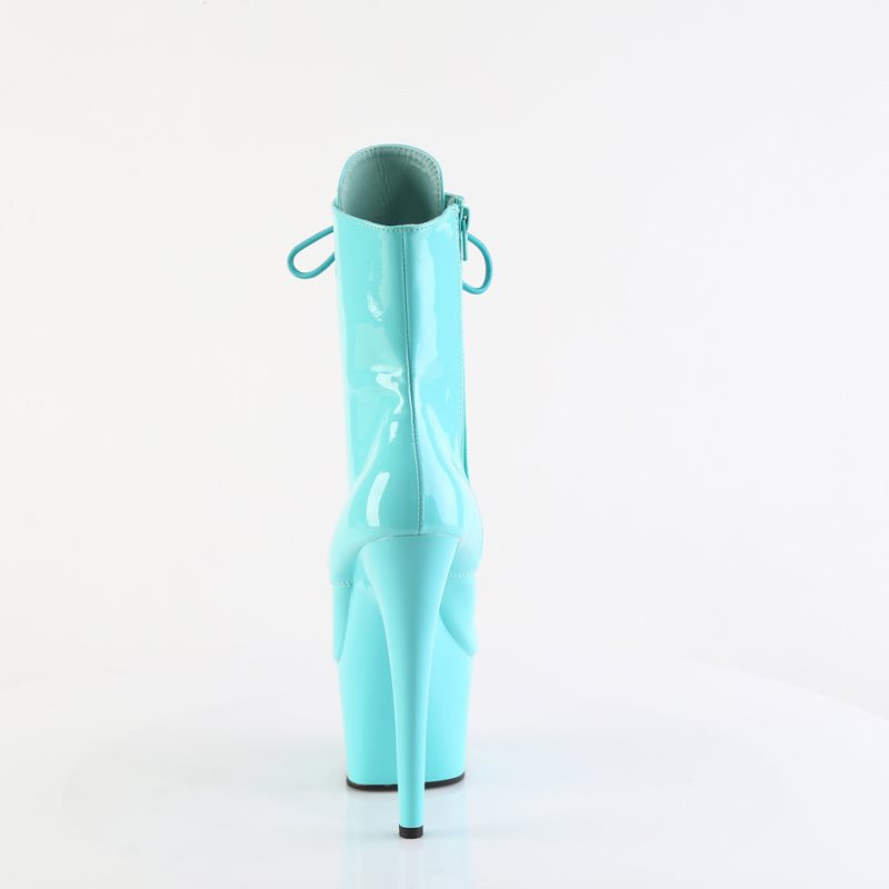 Pleaser Adore-1020 Laarzen Dames Turquoise | BELGIE BEQHDUFL