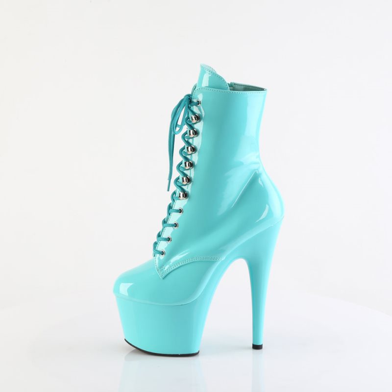 Pleaser Adore-1020 Laarzen Dames Turquoise | BELGIE BEQHDUFL