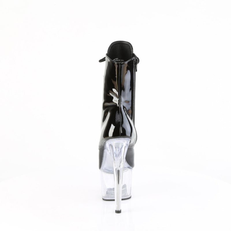 Pleaser Adore-1020 Laarzen Dames Zwart | BELGIE BEFWVIMG