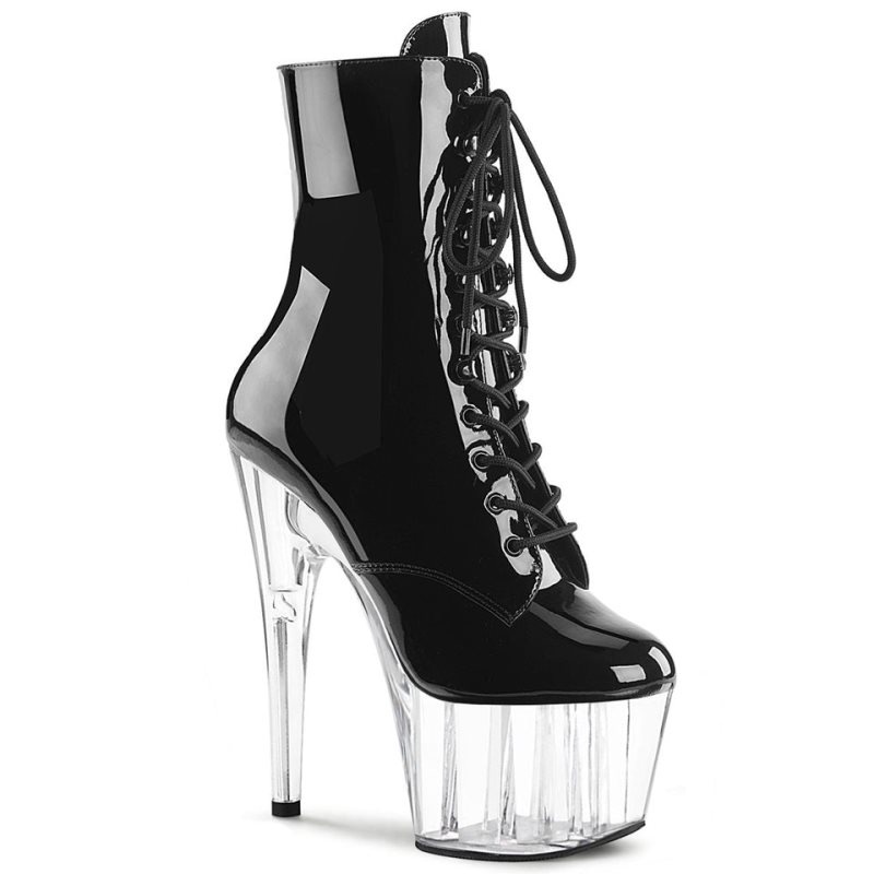 Pleaser Adore-1020 Laarzen Dames Zwart | BELGIE BEFWVIMG