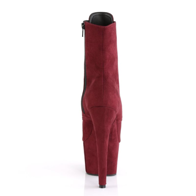 Pleaser Adore-1021FS Laarzen Dames Bordeaux | BELGIE BEOTZISQ