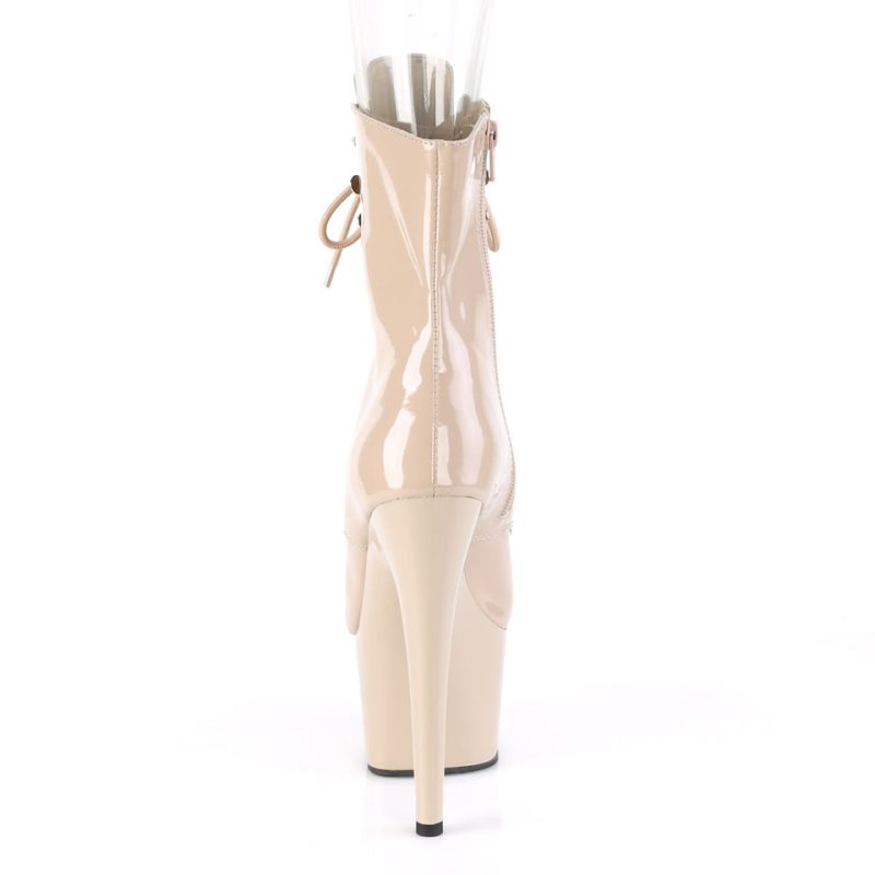 Pleaser Adore-1021 Laarzen Dames Beige | BELGIE BELHVMXG