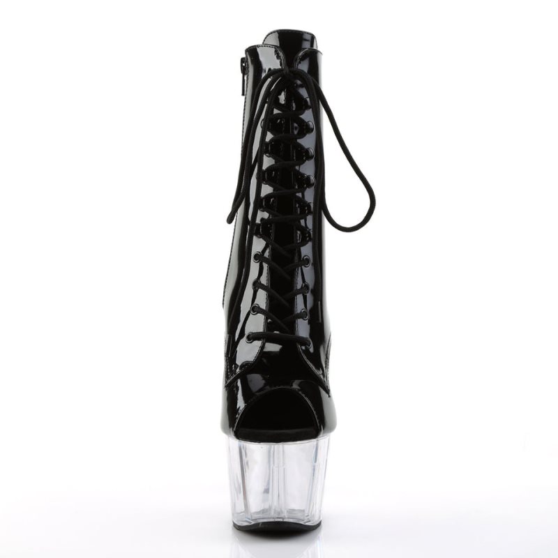Pleaser Adore-1021 Laarzen Dames Zwart | BELGIE BECAXDNV