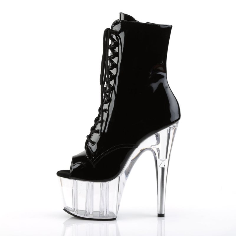 Pleaser Adore-1021 Laarzen Dames Zwart | BELGIE BECAXDNV