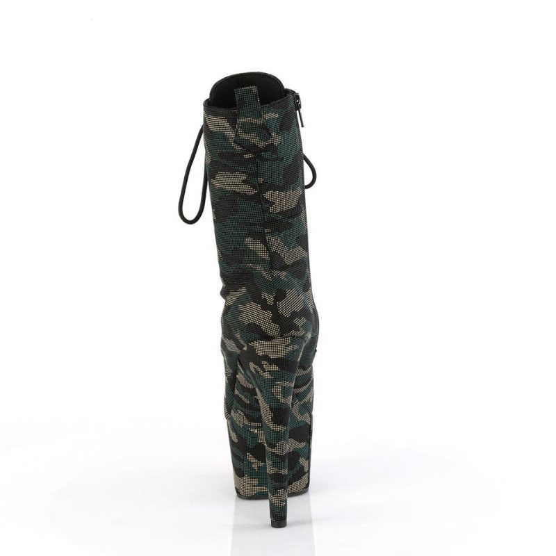 Pleaser Adore-1040CMD Laarzen Dames Camo | BELGIE BEPOBDWG