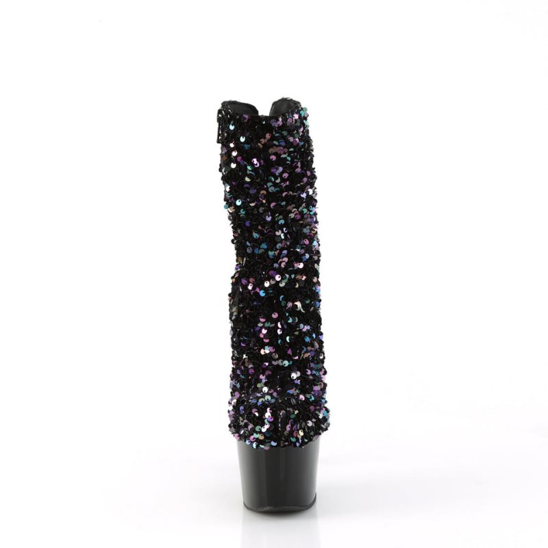 Pleaser Adore-1042SQ Laarzen Dames Zwart | BELGIE BENVABRK