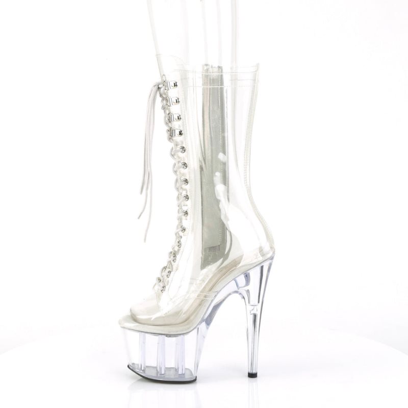 Pleaser Adore-1050C Laarzen Dames Clear | BELGIE BEIYEMJA