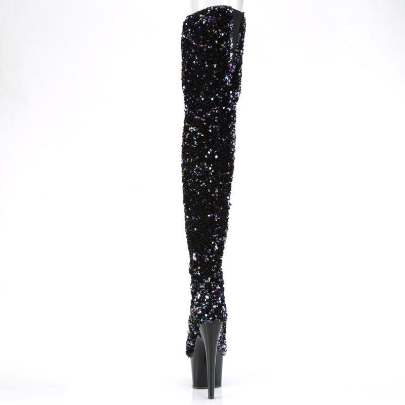 Pleaser Adore-3020 Hoge Hakken Dames Zwart | BELGIE BECXFJQD