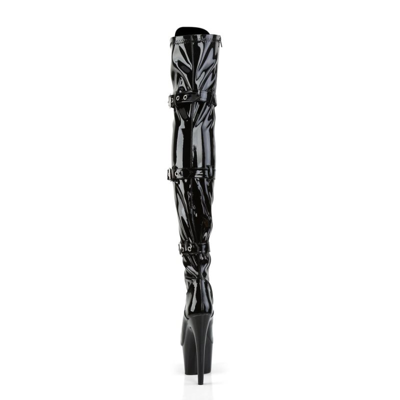 Pleaser Adore-3028 Hoge Hakken Dames Zwart | BELGIE BEPNYBIH