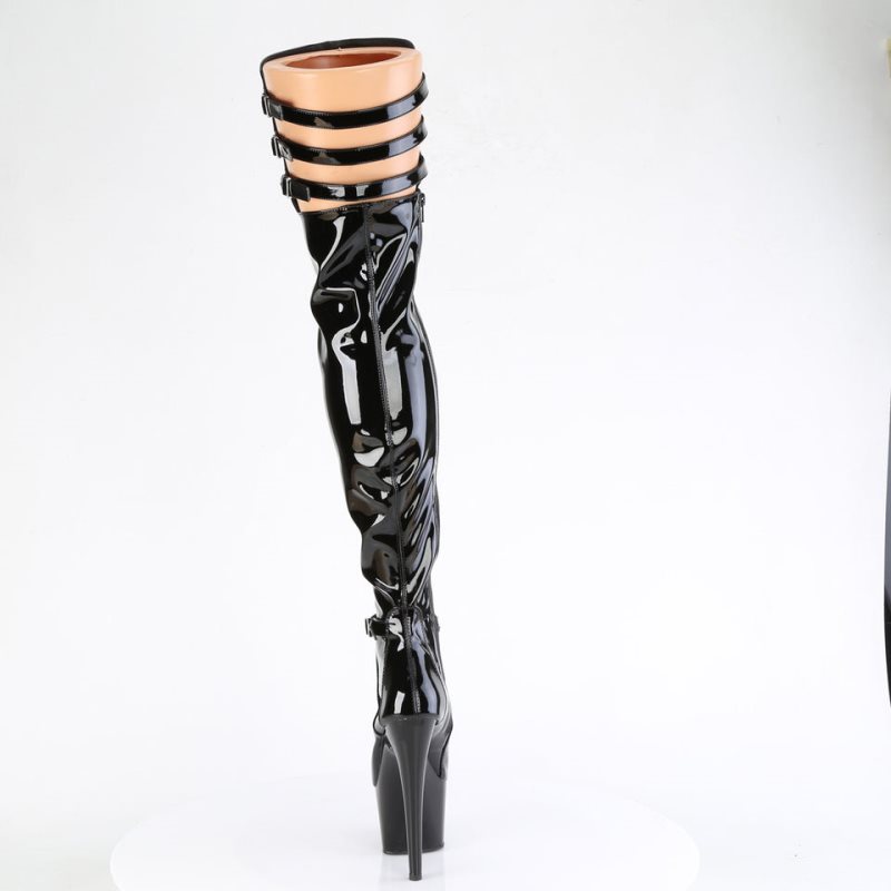 Pleaser Adore-3055 Hoge Hakken Dames Zwart | BELGIE BEDHJIWE