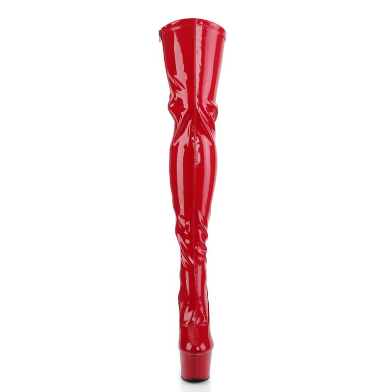 Pleaser Adore-3063 Hoge Hakken Dames Rood | BELGIE BEGFTVLK