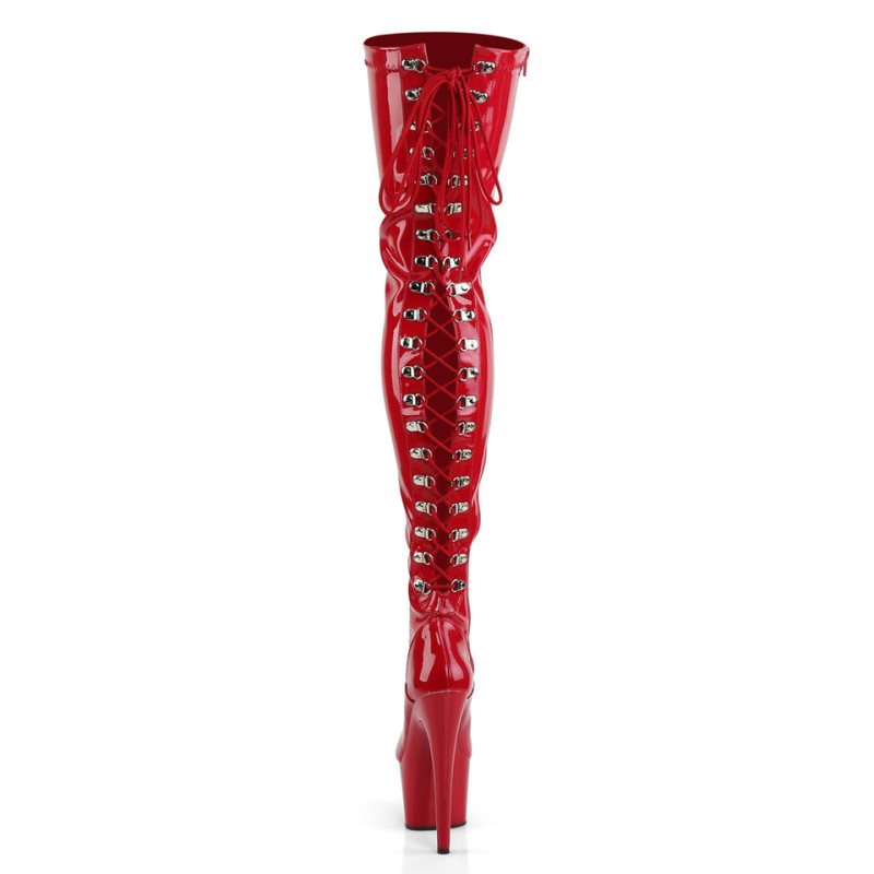 Pleaser Adore-3063 Hoge Hakken Dames Rood | BELGIE BEGFTVLK