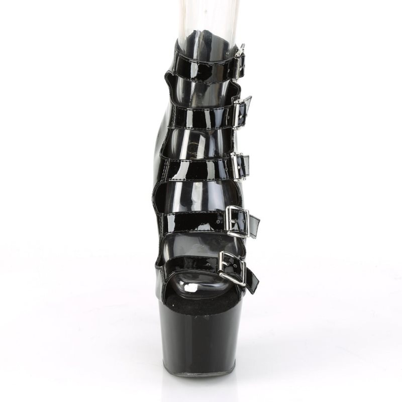 Pleaser Adore-700-33 Laarzen Dames Zwart | BELGIE BERDZQJS