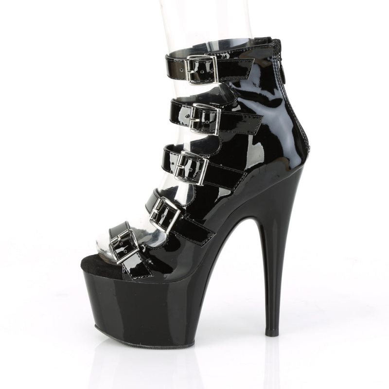 Pleaser Adore-700-33 Laarzen Dames Zwart | BELGIE BERDZQJS
