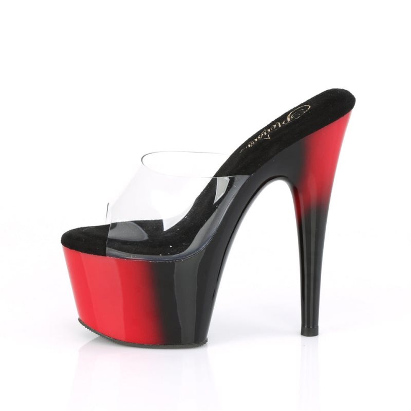 Pleaser Adore-701BR Badslippers Plateauzool Dames Zwart | BELGIE BEMLUFJP